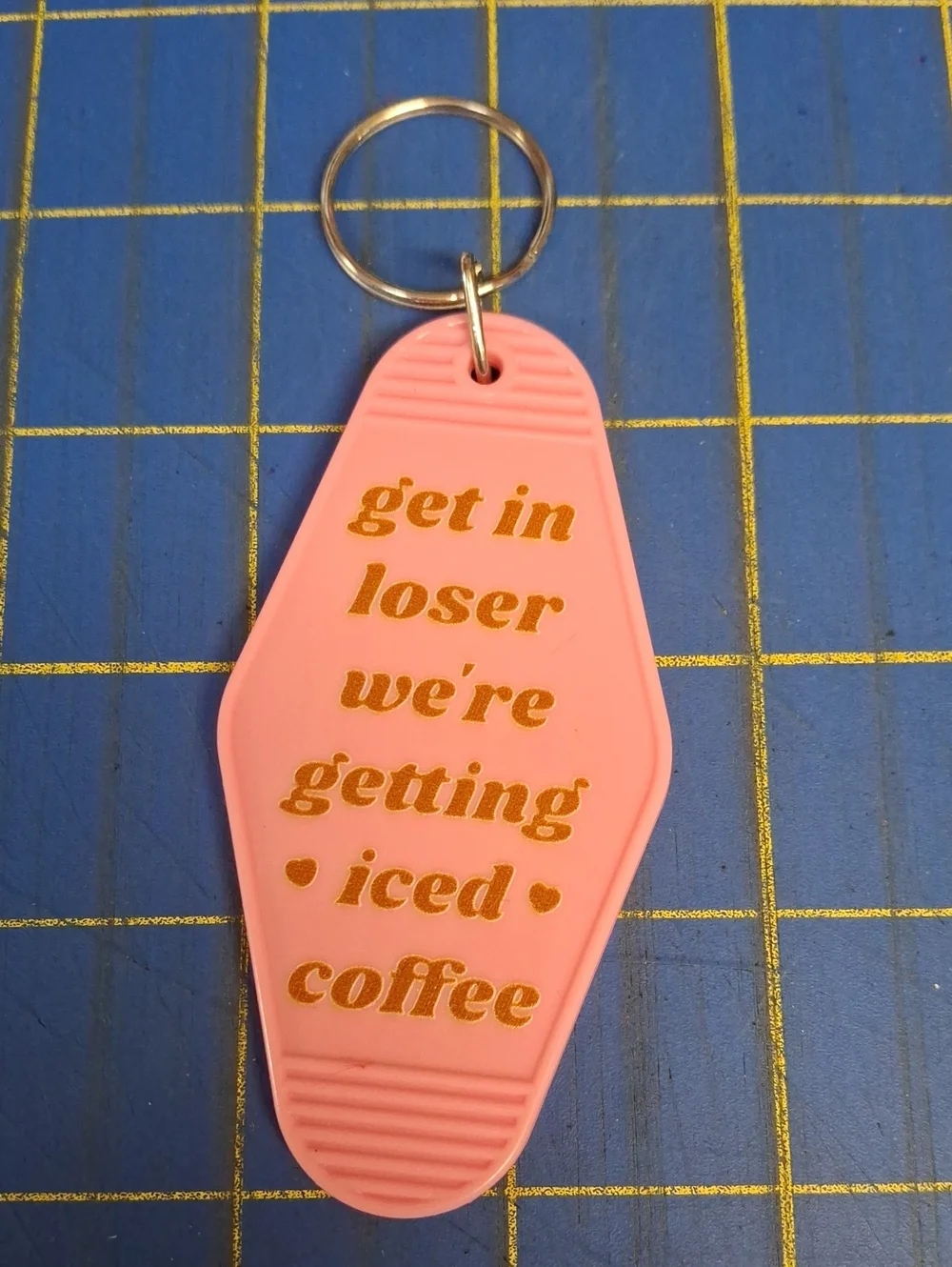 Get In Loser We're Getting Iced Coffee Pink Retro Hotel 3.5